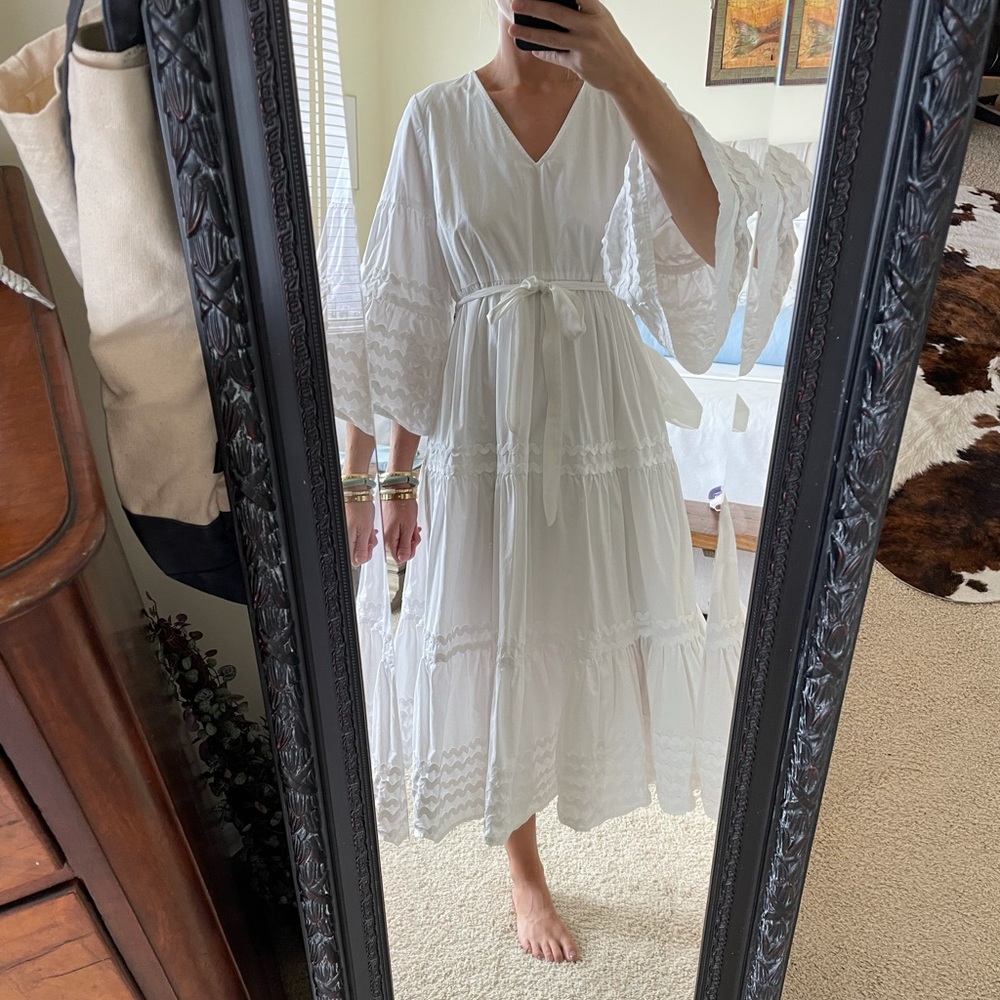 White long dress